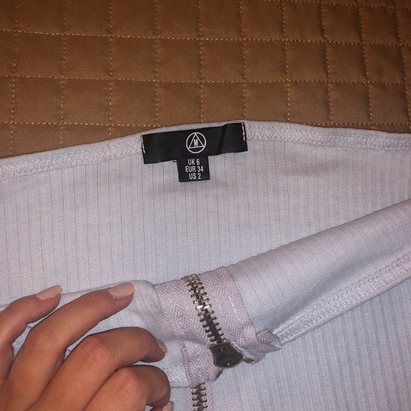 Light Blue off the shoulder top - Picture 3 of 3